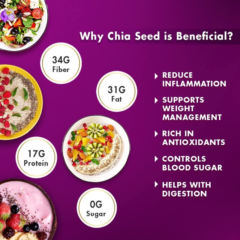 Sorich Organics Chia Seeds Raw 400g gallery