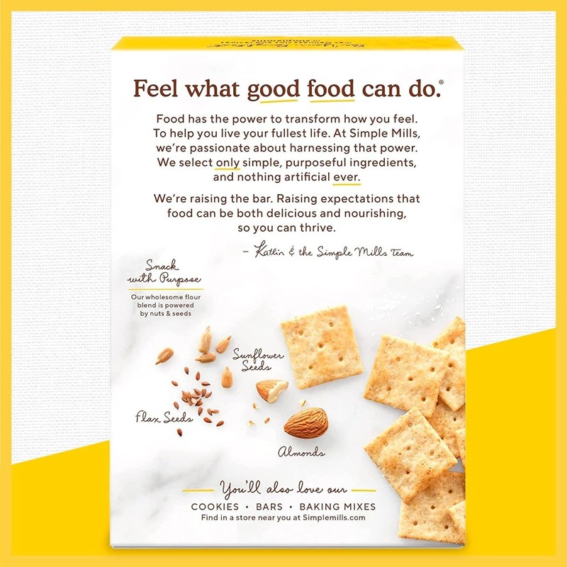Almond Flour Crackers, Rosemary & Sea Salt - Gluten Free, , Healthy Snacks, 4... gallery