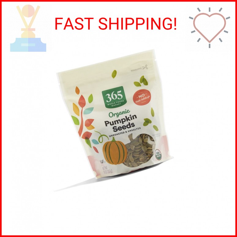 365 by Whole Foods Market, Organic Pumpkin Seeds, 8 Ounce