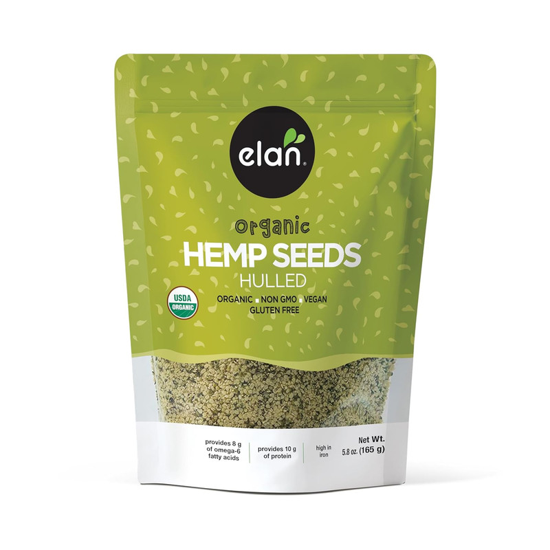 Organic Hulled Hemp Seeds, 5.8 Oz, Shelled Hemp Seeds, Raw Hemp Hearts, No Addit gallery