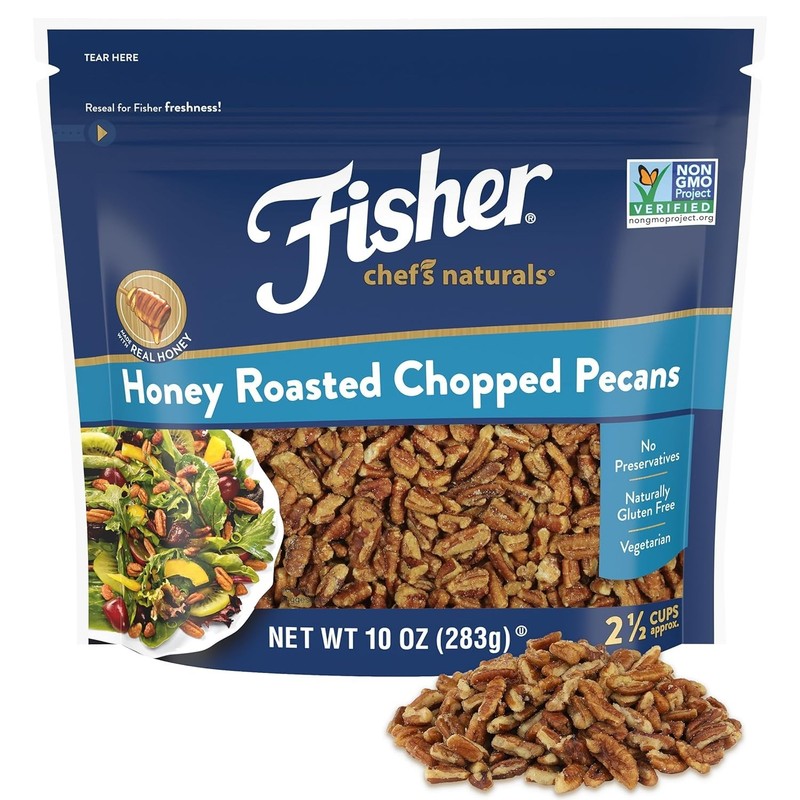 Honey Roasted Chopped Pecans 10oz - Gluten Free Snack & Baking Delight gallery
