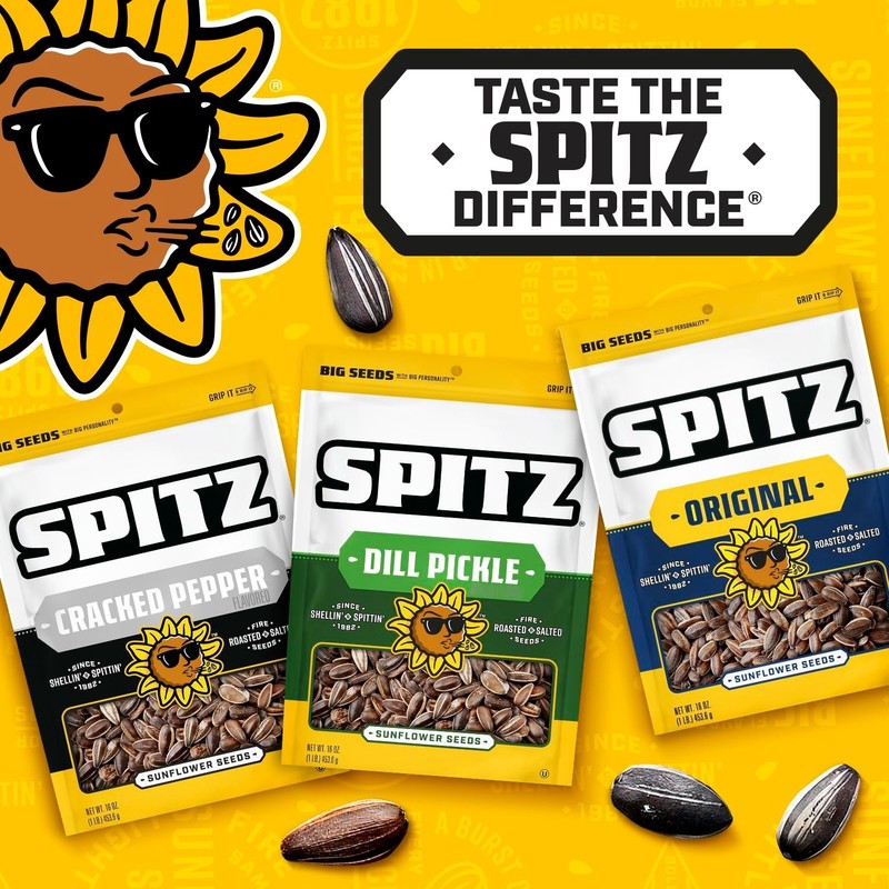 Spitz Sunflower Seeds, Cracked Pepper, 6 Ounce (Pack of 9) gallery