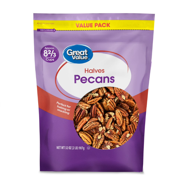 2 PACK Great Value Pecan Halves, 32 oz gallery