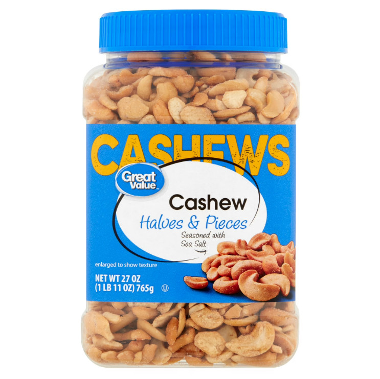 4 BOX Great Value Cashew Halves & Pieces, 27 oz gallery