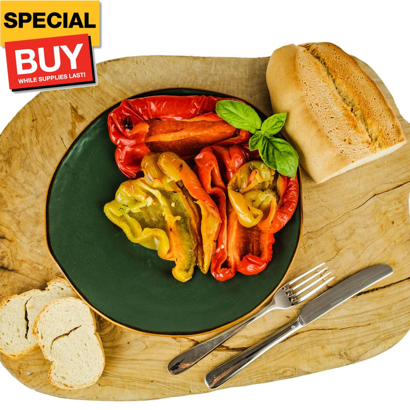, Grilled Roasted Sweet Bell Peppers in Oil, 10.58 oz, A Taste of the Mediterran gallery