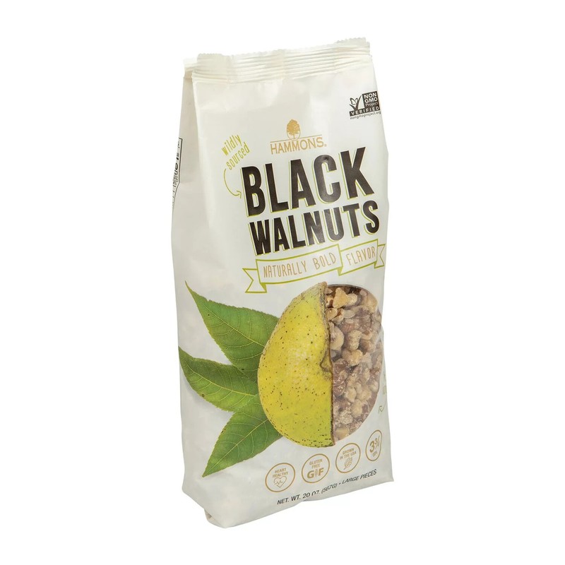Hammons Shelled American Fancy Large Black Walnuts, 20 oz. gallery