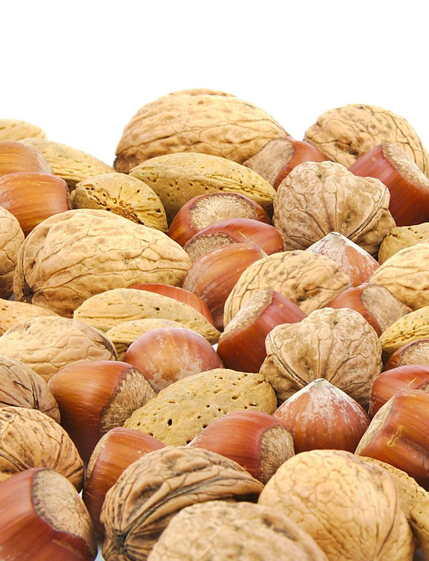 Premium Mixed Nuts in Shell, California Jumbo Chandler Walnuts, Extra Large Peca