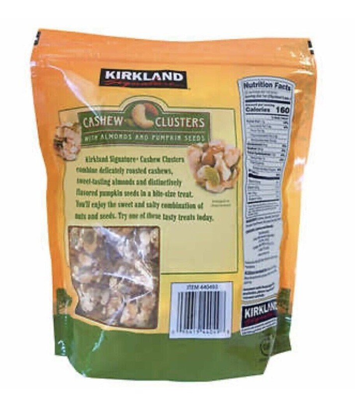 Kirkland Signature Cashew Clusters, 2 lbs Dry Fruits Nuts Healthy Snack Food USA gallery