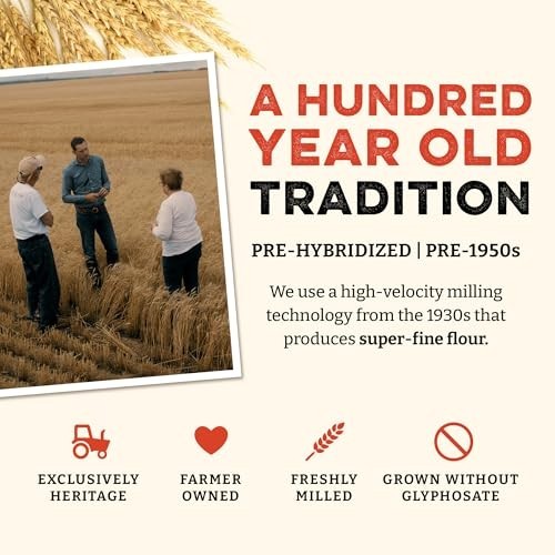 Organic Hard Red Wheat Berries - Non-GMO, Vegan, Kosher, Unprocessed, 80 oz gallery