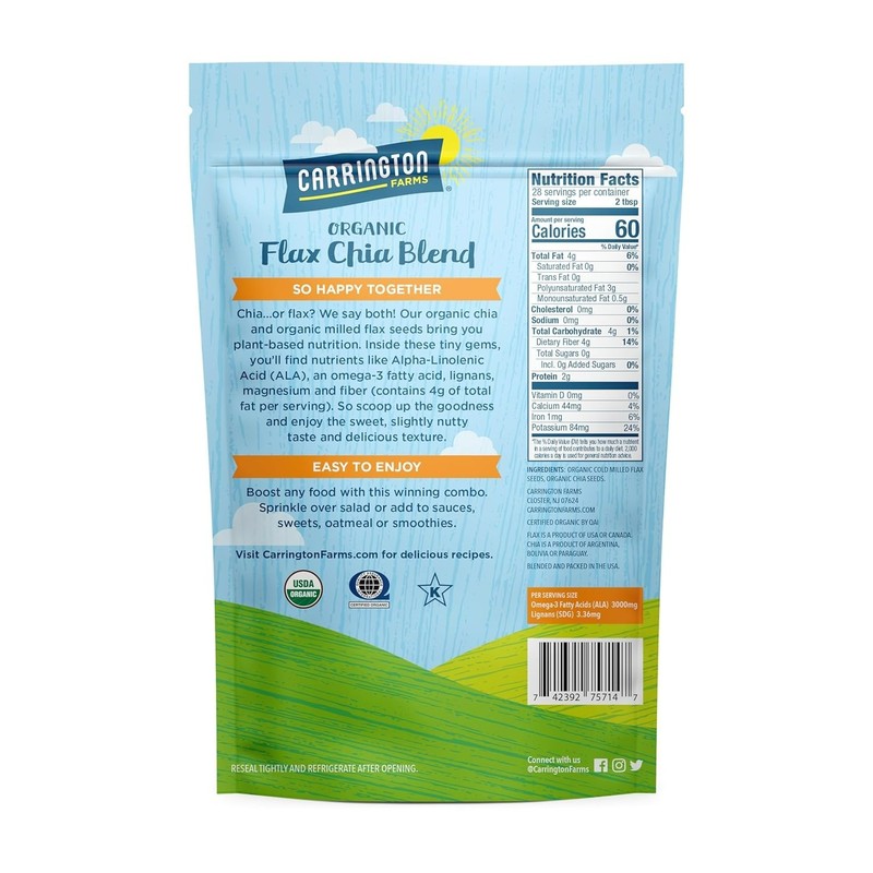 12 Ounce Flax Chia Blend - Gluten Free, Organic, Heart-Healthy Superfood gallery
