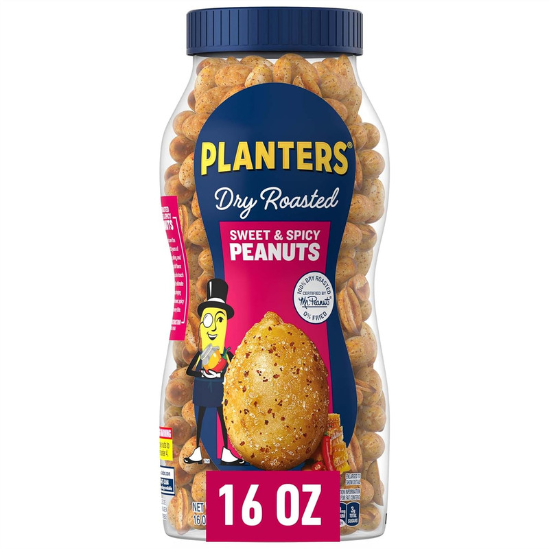 Sweet and Spicy Peanuts, Plant-Based Protein, Sweet & Spicy Party Snacks, Peanut gallery