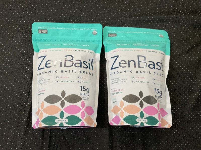 Zen Basil Seeds |Edible Basil Seeds USDA Organic, Kosher, Non-GMO,Lectin-Free gallery