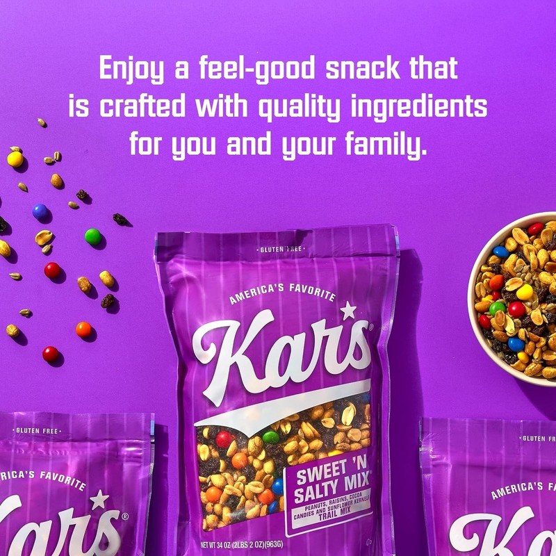 Grab Kar's 34oz Sweet 'N Salty Trail Mix - The Perfect Gluten-Free Snack gallery
