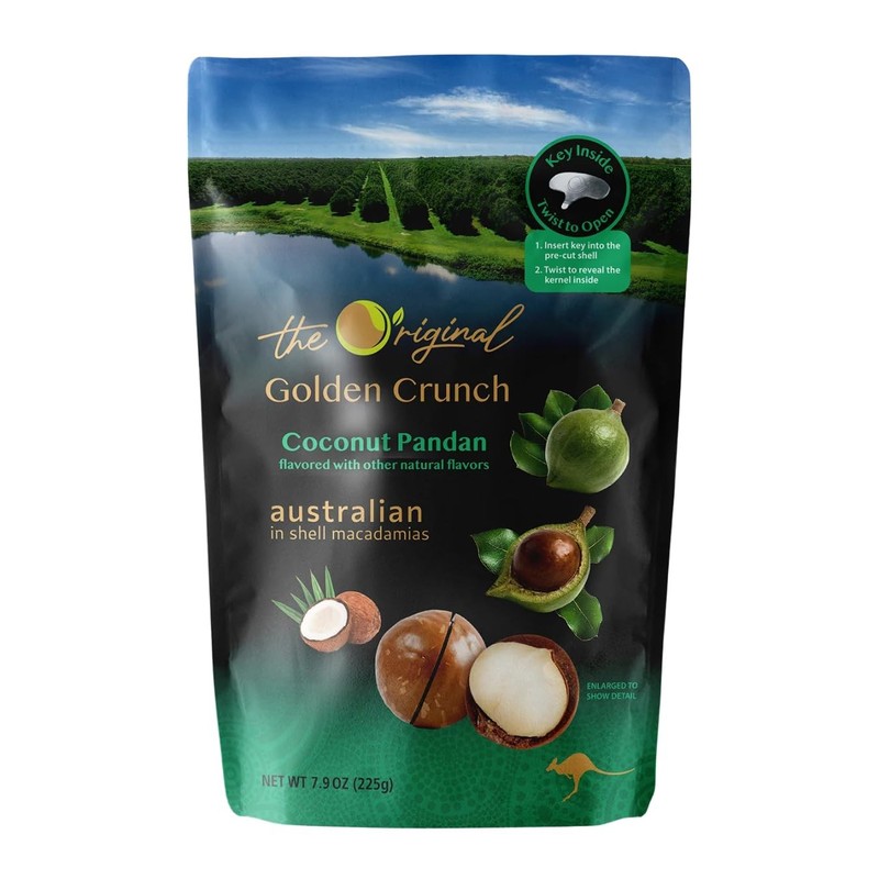 Golden Crunch In-Shell Macadamias 225g - Premium Australian Macadamia Nuts with