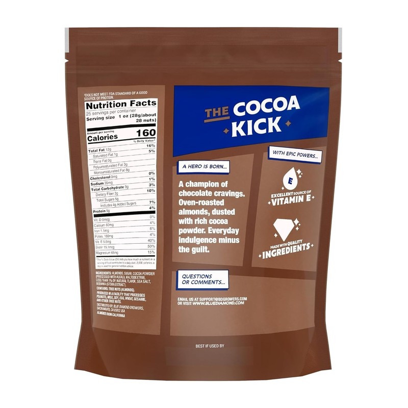 Oven Roasted Dark Chocolate Flavored Almonds, 25 oz New gallery