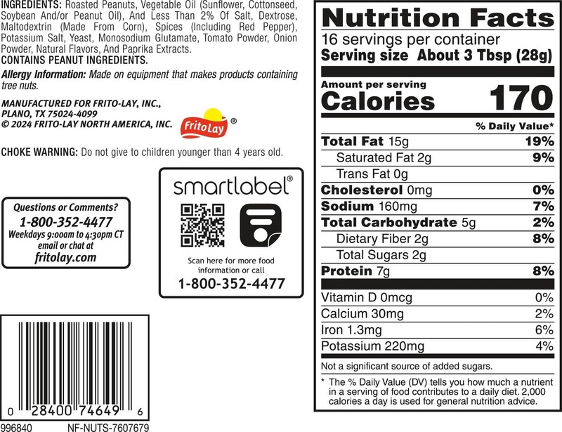 , Flamin' Hot Peanuts, 16 oz Canisters, 4 Pack gallery