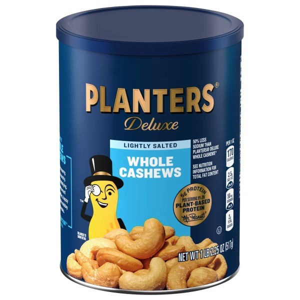 Deluxe Whole Cashews - Lightly Salted 18.25oz