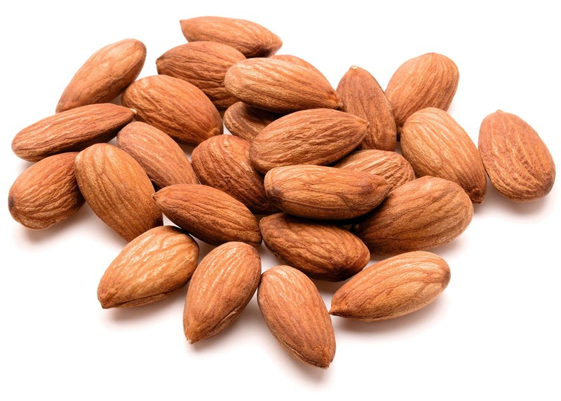 Dry Roasted Unsalted Almonds, Healthy Snacks, No Oil Added, in Resealable Bag…