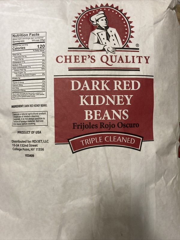 25 Lbs Chef’s Quality Dark Red Kidney Beans New Triple Cleaned gallery