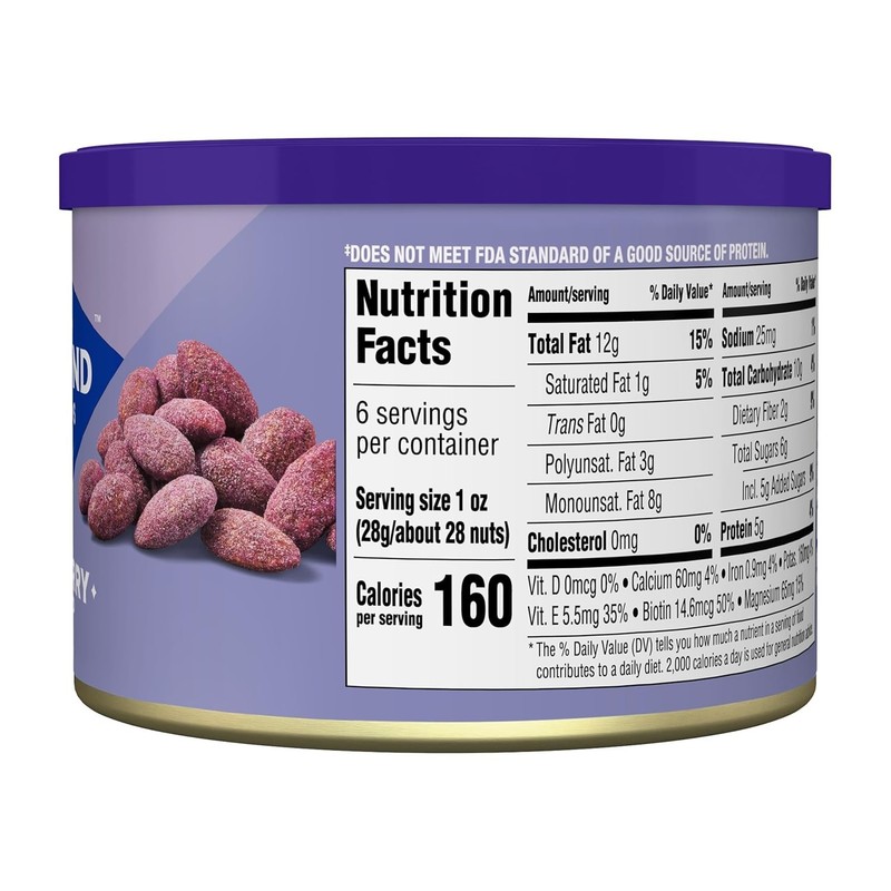 Blue Diamond Almonds, Classic Blueberry Flavored Sweet Snack Nuts, Non-GMO, Kosh gallery