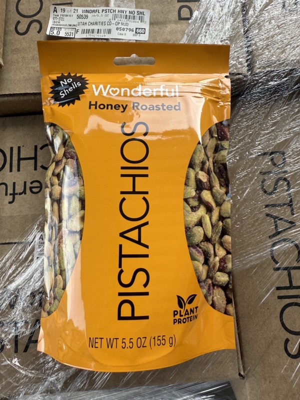 (10) Wonderful Pistachios No Shells, Honey Roasted Nuts 5.5 Ounce Resealable Bag gallery