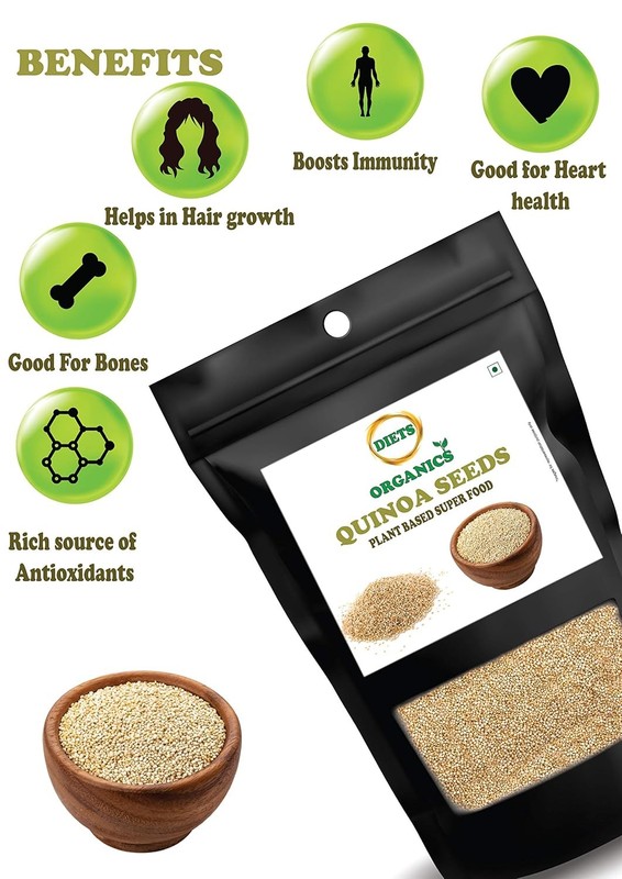 Diets Organics Quinoa Seeds 250gm gallery