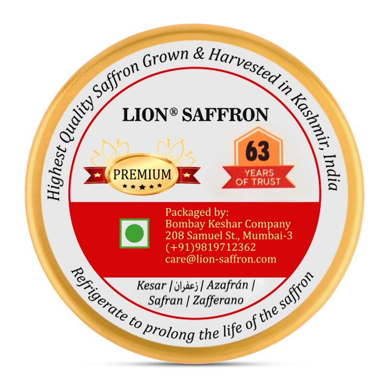 Lion Brand Kashmiri Mongra Saffron 2g |Premium Kesar | Cooking, Biryani & Sweets gallery
