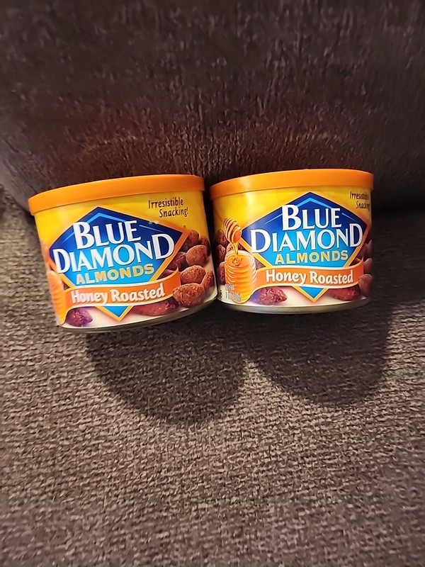 2pck Blue Diamond Almonds Honey Roasted Snack Nuts, Assorted 12oz Total