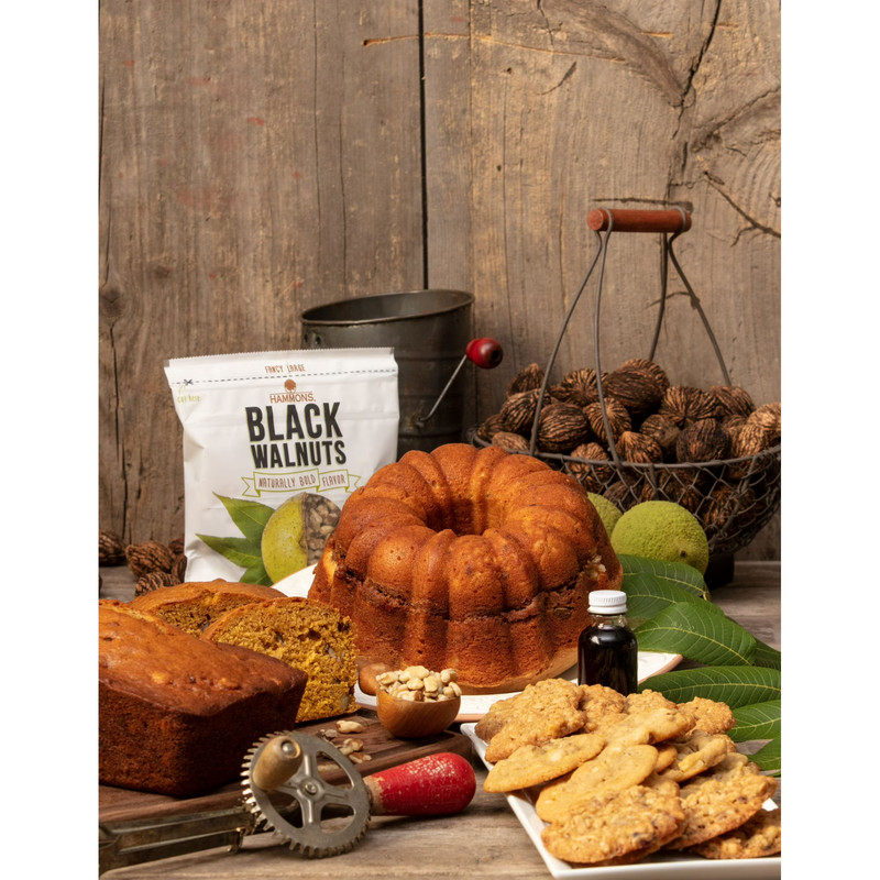 Hammons Hand Harvested Black Walnuts Large Pieces 12 oz. New gallery