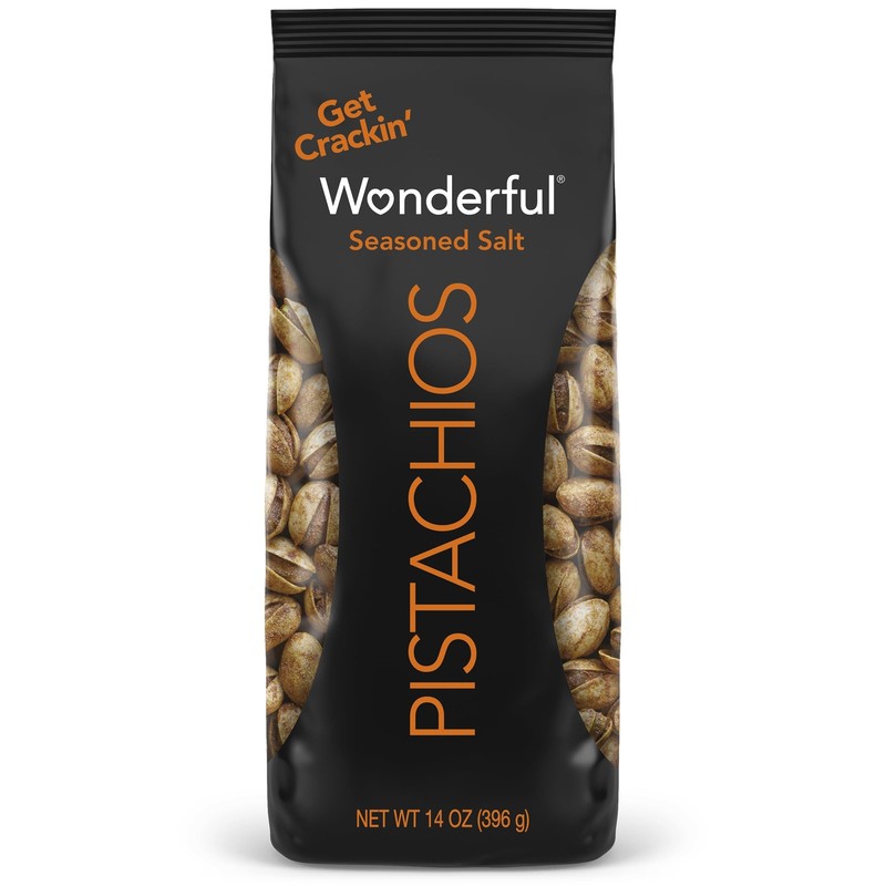 In Shell, Seasoned Salt Flavored Nuts, 14 Ounce Bag, Protein Snacks, Gluten F…
