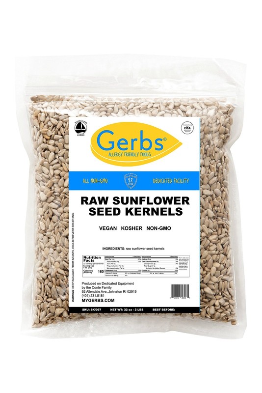 Premium Raw Sunflower Seed Kernels 2 LBS - Non-GMO, Vegan, Kosher, Allergen-Free gallery