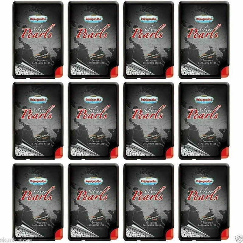 Rajnigandha Silver Pearls Elaichi Mouth Freshener 5.75g (15/25/50/100)