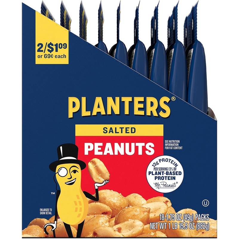 Salted Peanuts, 1.75 oz. 18-Pack gallery
