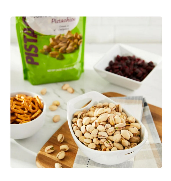Great Value Roasted and Salted Pistachios, 24 oz gallery