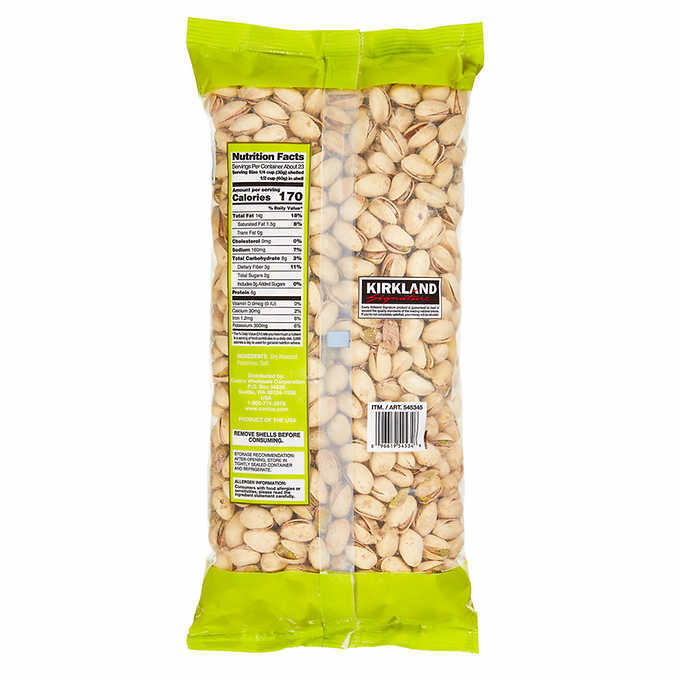 Kirkland Signature In-Shell Pistachios Roasted & Salted, 3 Lbs - US Fresh Kosher gallery
