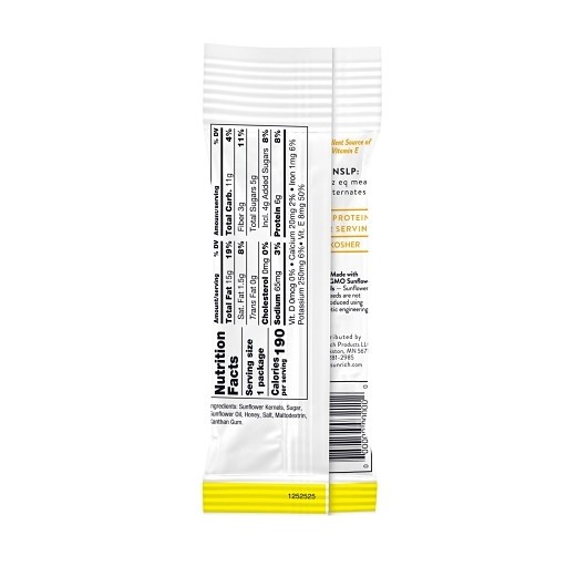 Sunrich Naturals Honey Roasted Sunflower Seed Kernels, 1.2 Ounce, 150 Per Case gallery