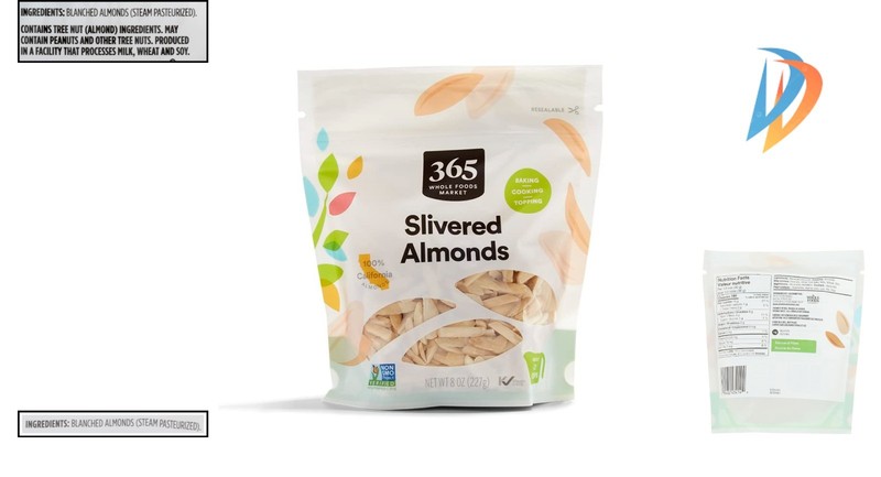 California Blanched Almonds, 8 Ounce - Perfect for Garnishing & Baking gallery