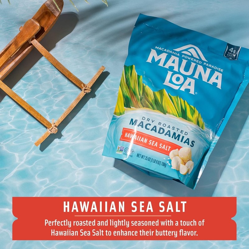 Delicious Sea Salt Roasted Macadamia Nuts - 20 Oz - Perfect for Gifting gallery