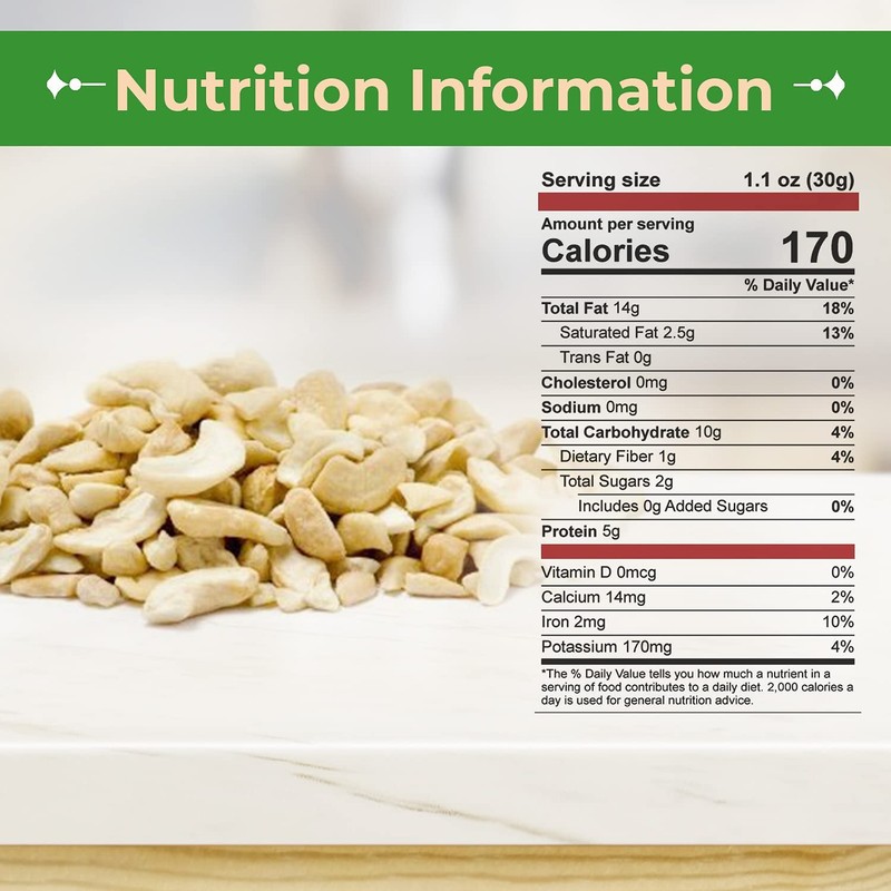 - Raw Cashews Pieces Unsalted | Healthy Snack, Source of Protein | Keto and P... gallery