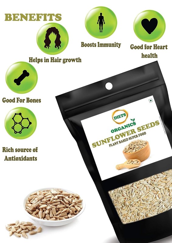 Diets Organics Raw Sunflower Seeds 250gm gallery