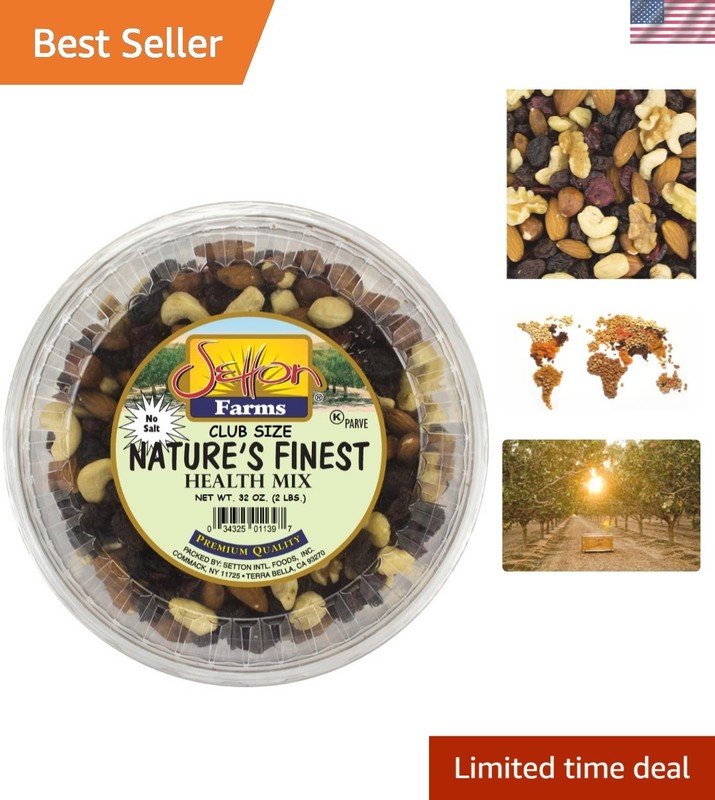 Nature’s Finest Health Mix | Quality | Bulk Value Size 32 oz. With Almonds, …