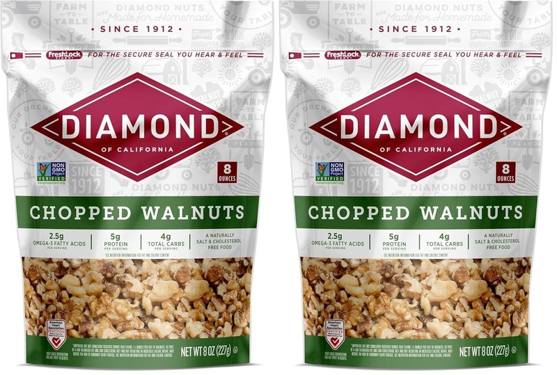 Chopped Walnuts 8 oz Pack of 2 gallery