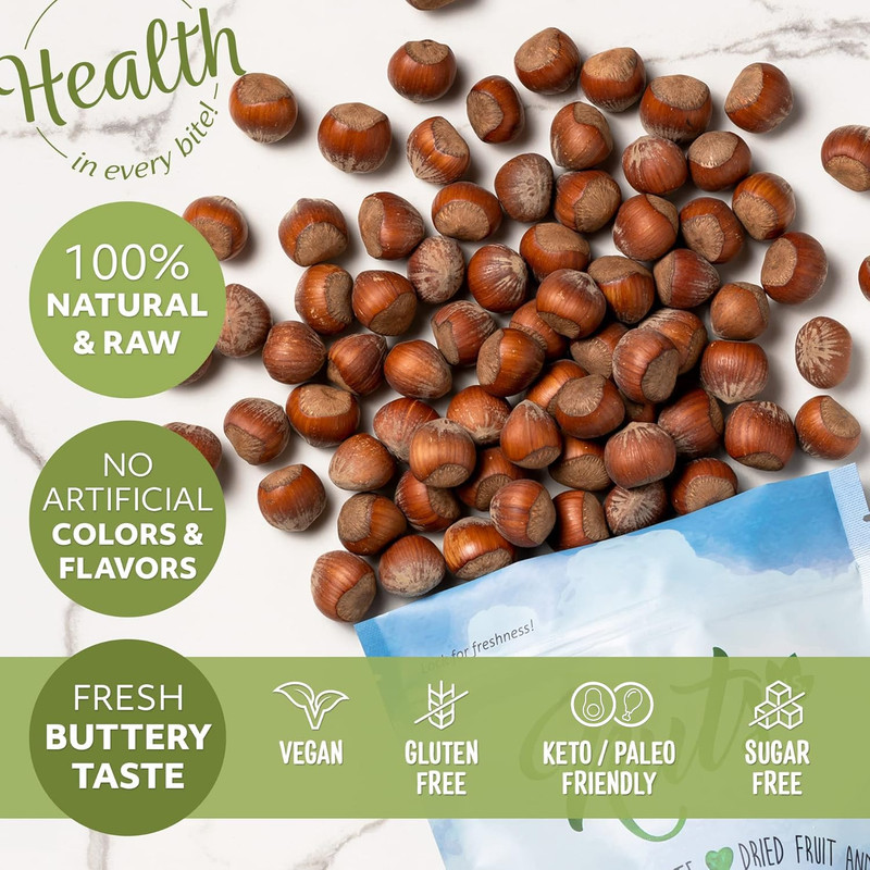 NUTS U.S. - Oregon Hazelnuts in Shell | Whole, Raw and Unsalted | No Added Flavo gallery