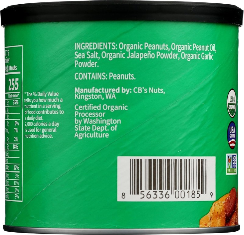 CBS Nuts Organic Kettle Roasted Jalapeno gallery