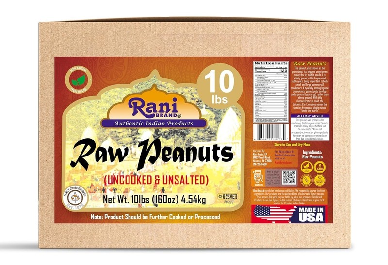 Bulk Rani Raw Peanuts 10lbs - Spanish Variety, Healthy Snack & Cooking Essential gallery