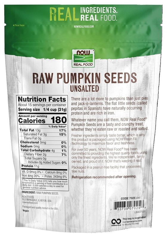 Organic Raw Pumpkin Seeds Unsalted Healthy Snack Source Of Protein, 2 BAGS gallery