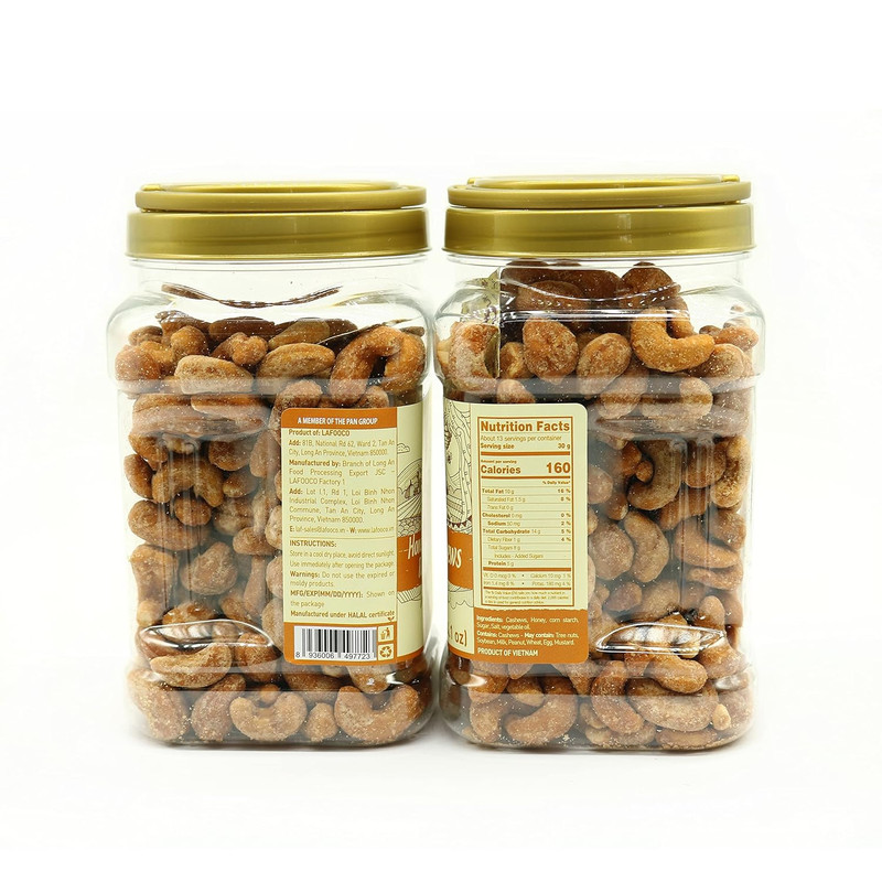 LAFOOCO Honey Roasted Cashews Sweet Tasty Gourmet Vietnam Rich in Nutrients gallery