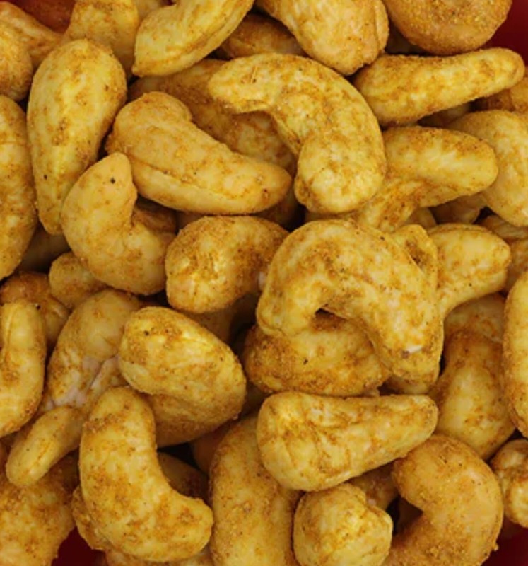 CURRY SPICY ROASTED WHOLE CASHEWS-BULK VALUE BAG LIMITED PICK YOUR CRAVING NOW!! gallery
