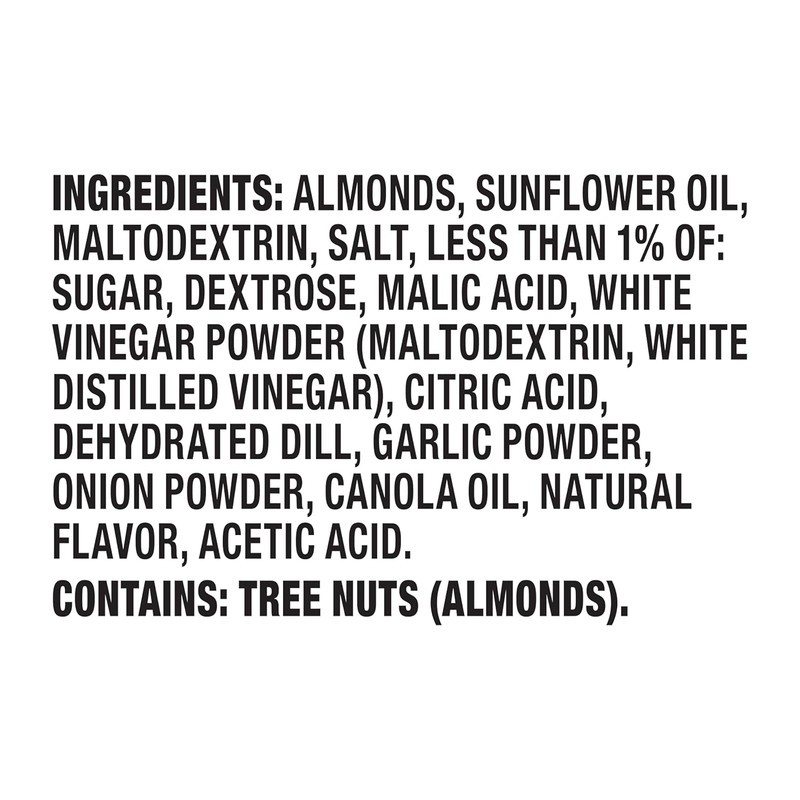 Blue Diamond Almonds, Spicy Dill Pickle Flavored Snack Nuts, Single Serve Bags ( gallery
