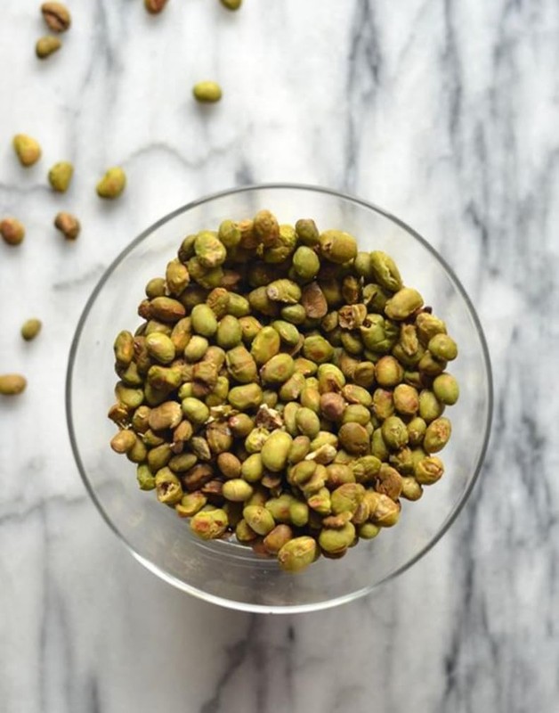 Lightly Salted Dry Roasted Imported Edamame Green Soybeans | 1 Pound gallery